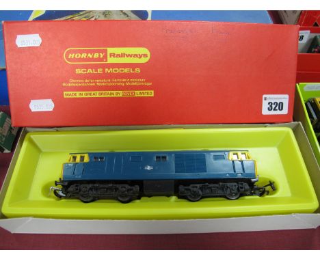 A Hornby "OO" Gauge/4mm Ref No. R.758 Class 35 "Hymek" Bo-Bo Diesel Locomotive, BR blue R/No. D7063, very good, boxed conditi