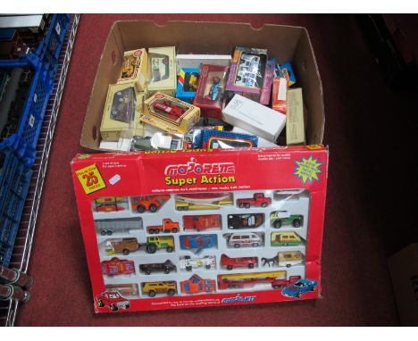 A Quantity of Diecast Model Vehicles, by Majorette, Matchbox, Corgi, Lledo, Solido and other including Majorette Super Action