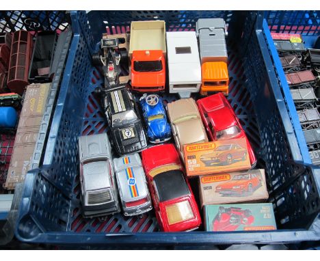 A Small Quantity of 1970's-1980's Diecast Vehicles, by Corgi including 'Professionals' Capri, all unboxed. Plus three 1979 Ma