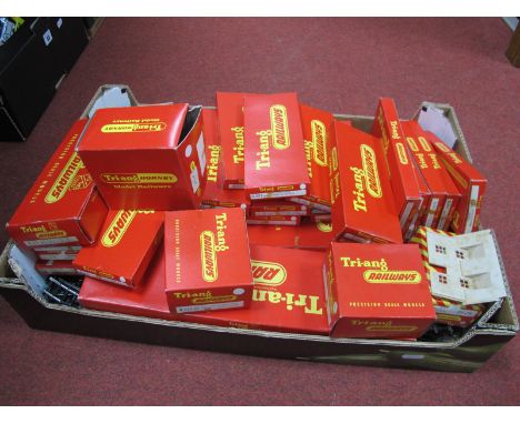 A Quantity of Tri-ang "OO" Gauge/4mm Boxed and Loose Track, Curves and Straights - Twenty Boxed Points, a Ref R290 Diamond Cr