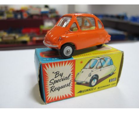 Corgi Toys No. 233 - Heinkel, orange, excellent, boxed.