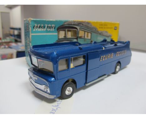 Corgi Major Toys No. 1126 - 'Ecurie Ecosse' Racing Car Transporter, dark blue, overall very good plus, boxed, heavy rubbing/s