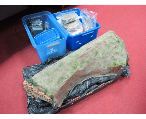 The Contents of "OO" Scale Model Railway Workshop, including track, kits, lineside projects, scenery. Plus a number of layout
