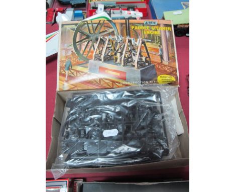A Circa 1960's Airfix Plastic Model Kit, #623 paddle steamer engine, series 6 motorised museum models, parts in sealed bag, i