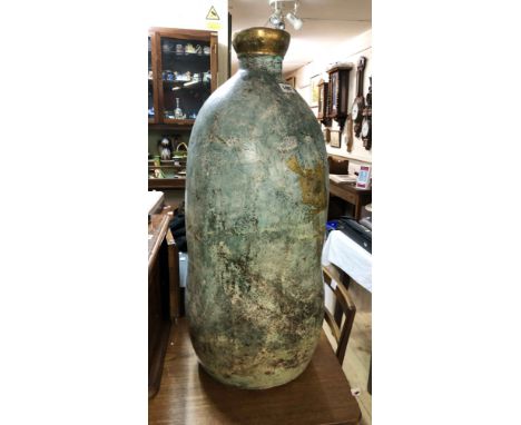 A very large art glass vase with overlay decoration depicting fish swimming in the ocean with textured and fired enamel finis