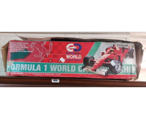 A Formula 1 scale model remote control racing car