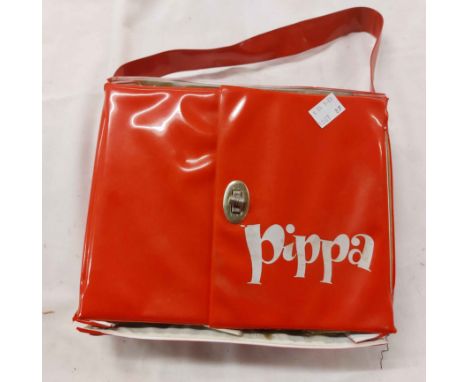 Four vintage Pippa fashion dolls in original vinyl carry case/wardrobe