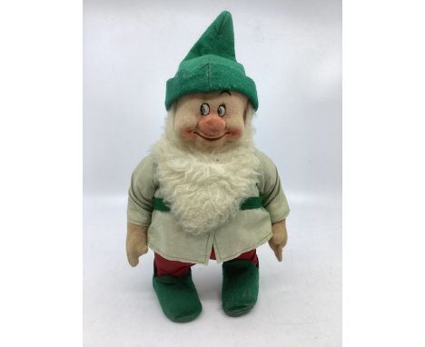 Antique pressed felt faced Chad Valley 11&rdquo; larger series doll ; from Snow White series. Dressed in all original attire 