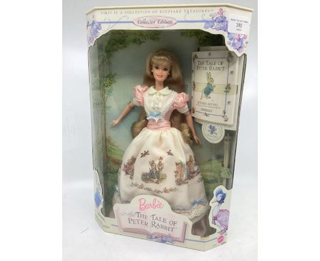 Mattel Barbie Vintage doll 1997 ; Keepsake treasures edition dolls ; The Tale of Peter Rabbit( rose gown version) &nbsp;with 