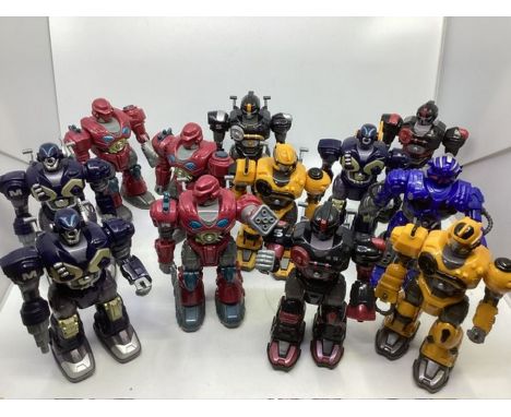 HAP P KID vintage 12 &nbsp;Robot collection, very good order and a selection of 12 collectible Figures action moving robots ,