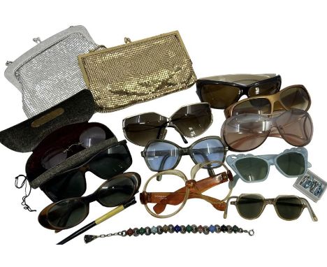 1930s to YK2 sunglasses to include 1970s YSL (a/f), 1980s Christian Dior Optyl sunglasses, plastic 30s and 50s and some C2000