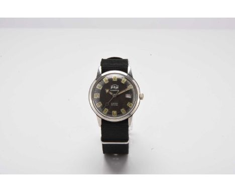 Philippe: A gentleman's stainless steel wristwatchModel: Supermatie Date: Circa 1947Movement: 21-jewel manual windDial: Bronz
