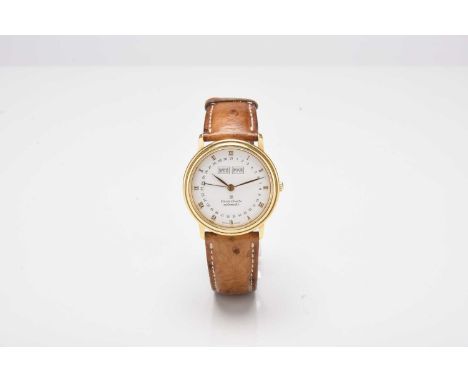 Blancpain: A gentleman's 18ct gold triple calendar wristwatchModel: VilleretReference: 6695-1418 A85Date: Circa 1991Movement: