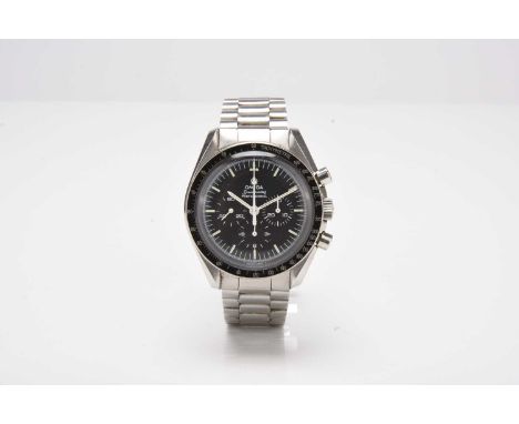 Omega: A gentleman's stainless steel chronograph bracelet watchModel: SpeedmasterReference: ST 145.022-78Date: 1979Movement: 