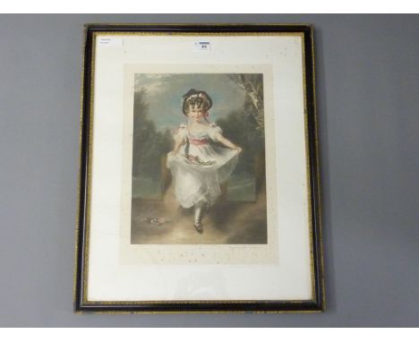 'Miss Murray' 'Master Hare' & another Child portrait, thee artist's proof mezzotints engraved by Sydney E Wilson pub Vicars B