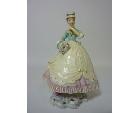 Limited edition Royal Worcester figure 'Lisette' from the Victorian Series modelled by Ruth Esther van Ruyckevelt, no. 337/ 5