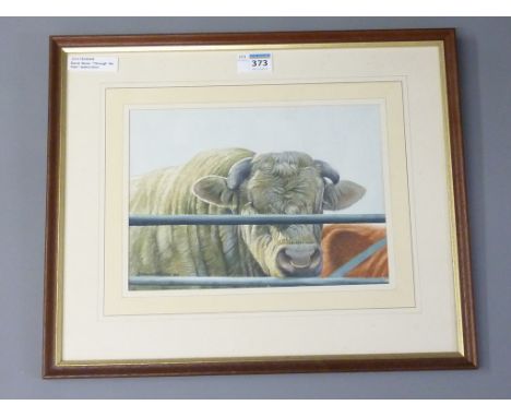 David Binns "Through the Gate" watercolour signed and dated by David Binns (British 1935-) '86,  20cm x 28cm