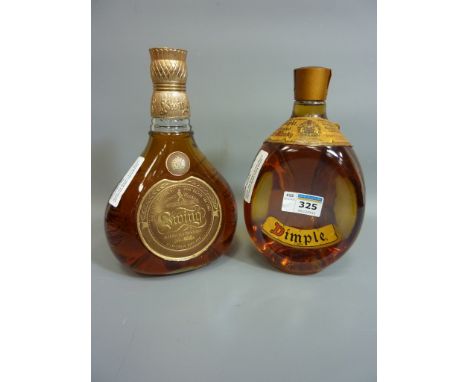 Dimple Old Blended Scotch Whisky and Johnnie Walker Swing Whisky 