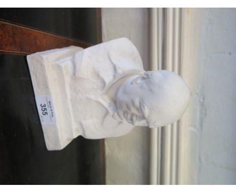 A Spode first edition bust of Winston Churchill dated 1965, 18cm high