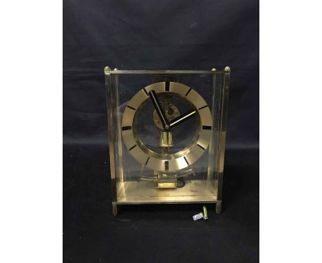 LOT OF THREE CLOCKS INCLUDING CARRIAGE, MANTEL AND BRACKET CLOCK