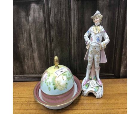 LOT OF MIXED CERAMICSincluding a Limoges butter dish, Maling lustre dish, Carltonware examples etc. 