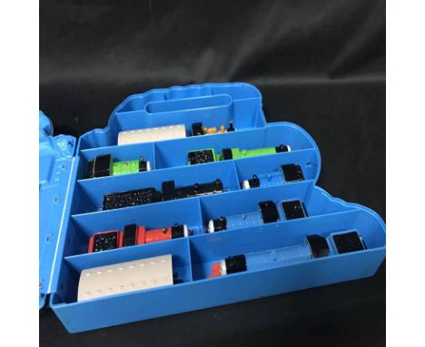 LOT OF MODEL VEHICLES INCLUDING THOMAS THE TANK ENGINE, DINKY, ETC