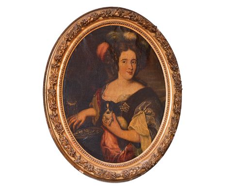 ARTIST UNKNOWN, EUROPEAN SCHOOL, 18TH CENTURY

Portrait of a Georgian Lady And Her Dog



oil on canvas, 79cm (oval)

