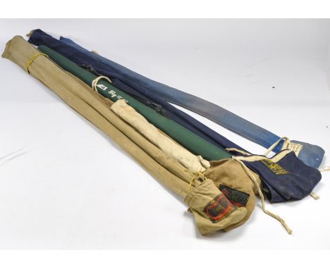 Angling and Fishing interest comprising an FT Williams 'Craftsman' split rod with original bag, Ron Thompson V4 Fly 10' #6/7 