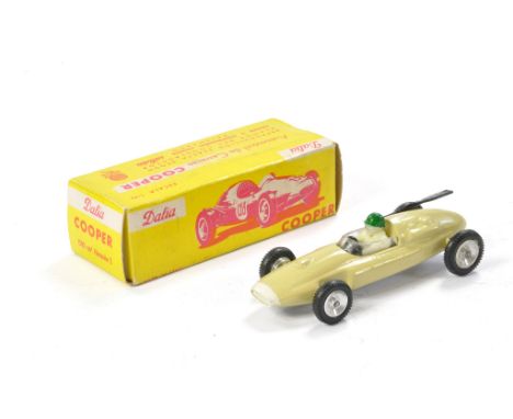 Dalia (Solido) no. 1485 Cooper Racing Car. Dark cream. Excellent with only very minor signs of wear in excellent box. 
