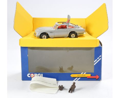 Corgi No. C271/1 James Bond 007 Aston Martin DB5 with ejector seat. Looks to be excellent with little sign of wear, includes 