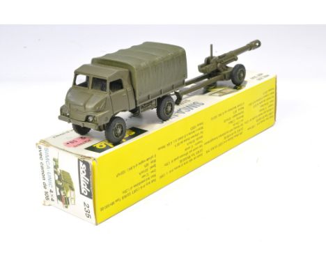 Solido Military issue comprising No. 235 Simca Truck with Field Gun. Excellent with very little sign of wear in very good box