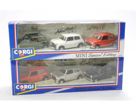 Corgi Mini Sets comprising No. 93715 and 93735. Both excellent and not displayed, in excellent boxes. 