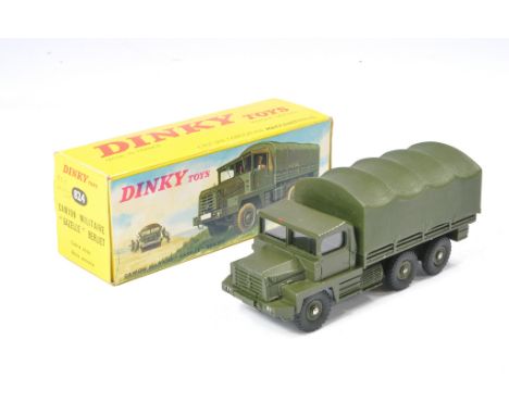 French Dinky No. 824 Berliet Gazelle Army Truck. Very good to excellent with the odd minor chip. In very good to excellent bo