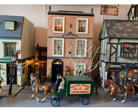 Dolls House Interest comprising 221B Baker Street. 1/12 scale by Valerie Thompson. An exceptional Large Collector's Dolls Hou