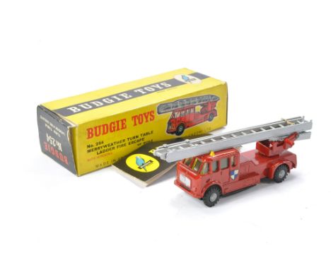 Budgie No. 254 Merryweather Fire Engine. Excellent with little sign of wear to paintwork, base is slightly warped. In good to