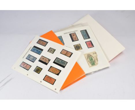 An interesting collection of stamps and postal issue comprising America (USA) issues from the 1870's - 1900's plus others to 