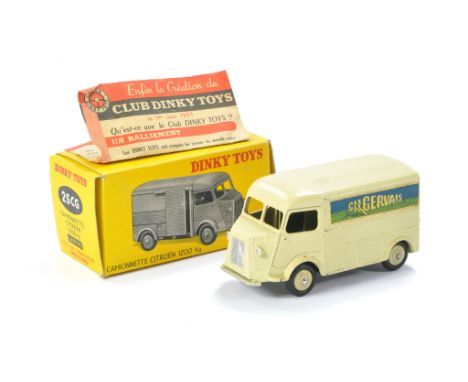 French Dinky No. 25CG Camionette Citroen 1200kg Van ' Gervais'. Generally very good to excellent, some minor marks in places.