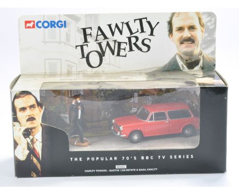 Corgi No. 00802 Fawlty Towers Austin 1300 Estate and Basil Fawlty Figure. Excellent in Excellent 'Fawlty Towers' issue box. 