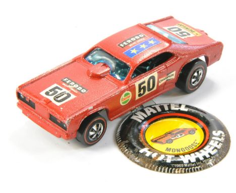 Hot Wheels Redline No. 6410 Mongoose with tinplate badge. Good to very good with some minor marks and rubs. 