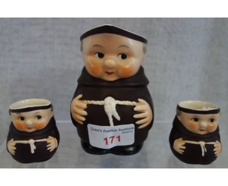 A GOEBEL 'FRIAR TUCK' and two smaller (3)