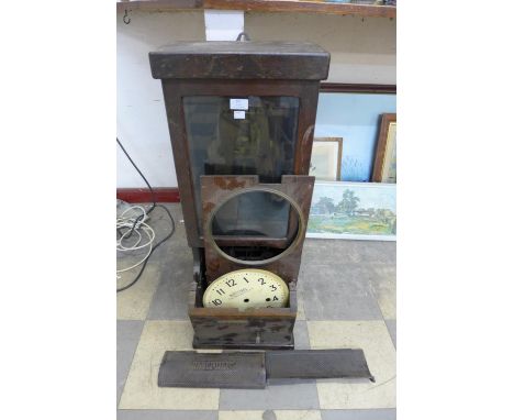 A National Time Recorder Co. Ltd., dial signed St. Mary Cray, Kent, a/f 