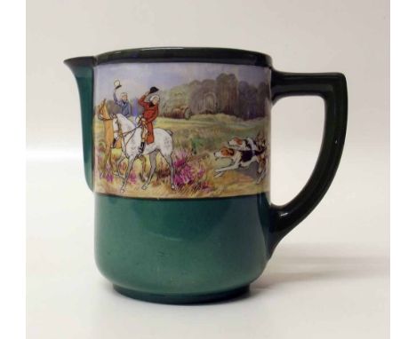 Royal Doulton fox hunting jug c.1932. Condition report: see terms and conditions