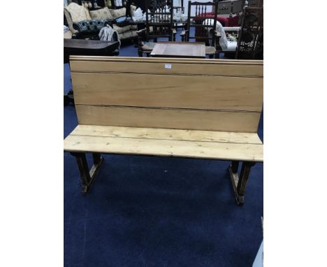 HALL BENCH modelled from a church pew