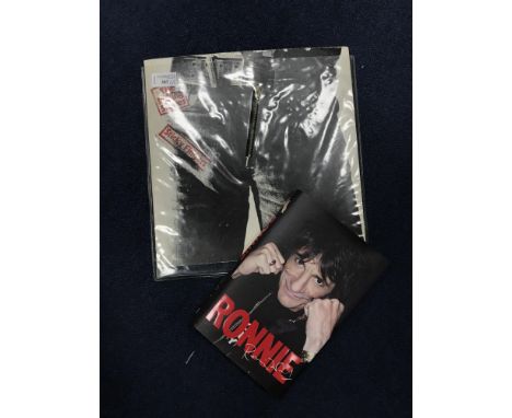 ROLLING STONES INTEREST including Stick Fingers zipper cover record; along with other records, books and memorabilia
