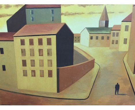AFTER MARTIN KANE, THE OBSERVER giclee print on canvas board 44cm x 60cm Framed