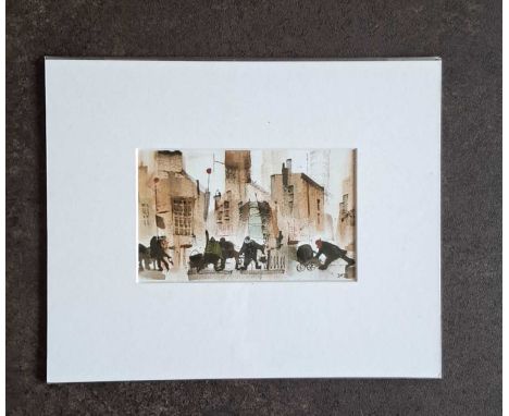SUE HOWELLS - CALENDAR PRINT - BABY WALKER. 295 x 365 mm.