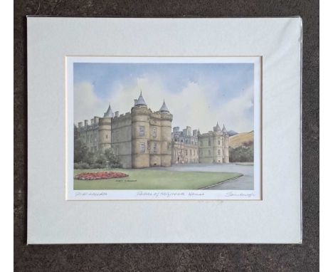 DAVID R MEEKS - PALACE OF HOLYROOD HOUSE LIMITED EDITION, 260 x 315 mm.