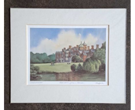 DAVID R MEEKS - SANDRINGHAM HOUSE LIMITED EDITION, 260 x 315 mm.