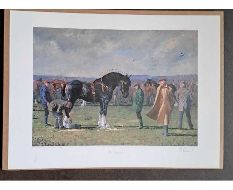 MALCOLM COWARD - THE PEDICURE (unmounted) PRINT 325/850. 500 x 680 mm