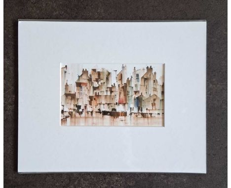 SUE HOWELLS - CALENDAR PRINT - RIVER HOUSES 1199. 295 x 365 mm.